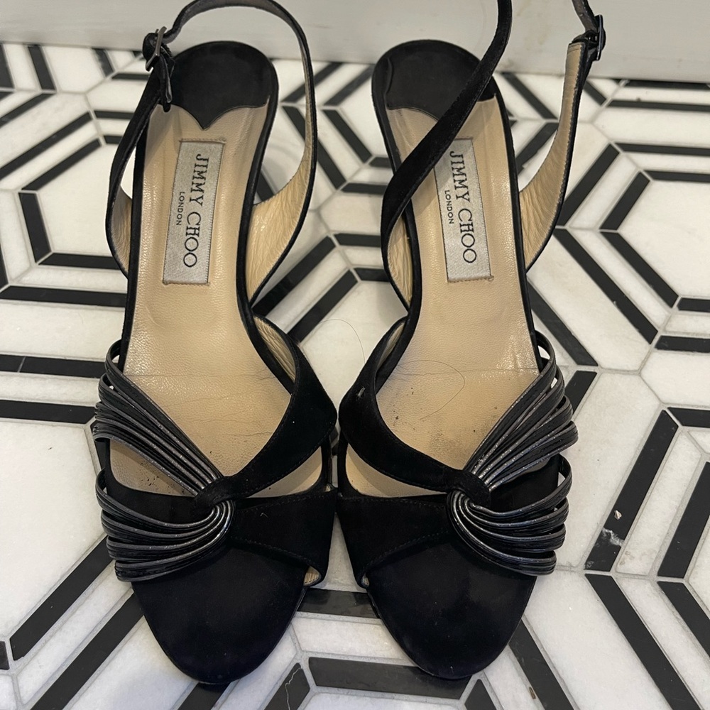 Jimmy Choo sling backs black size 38